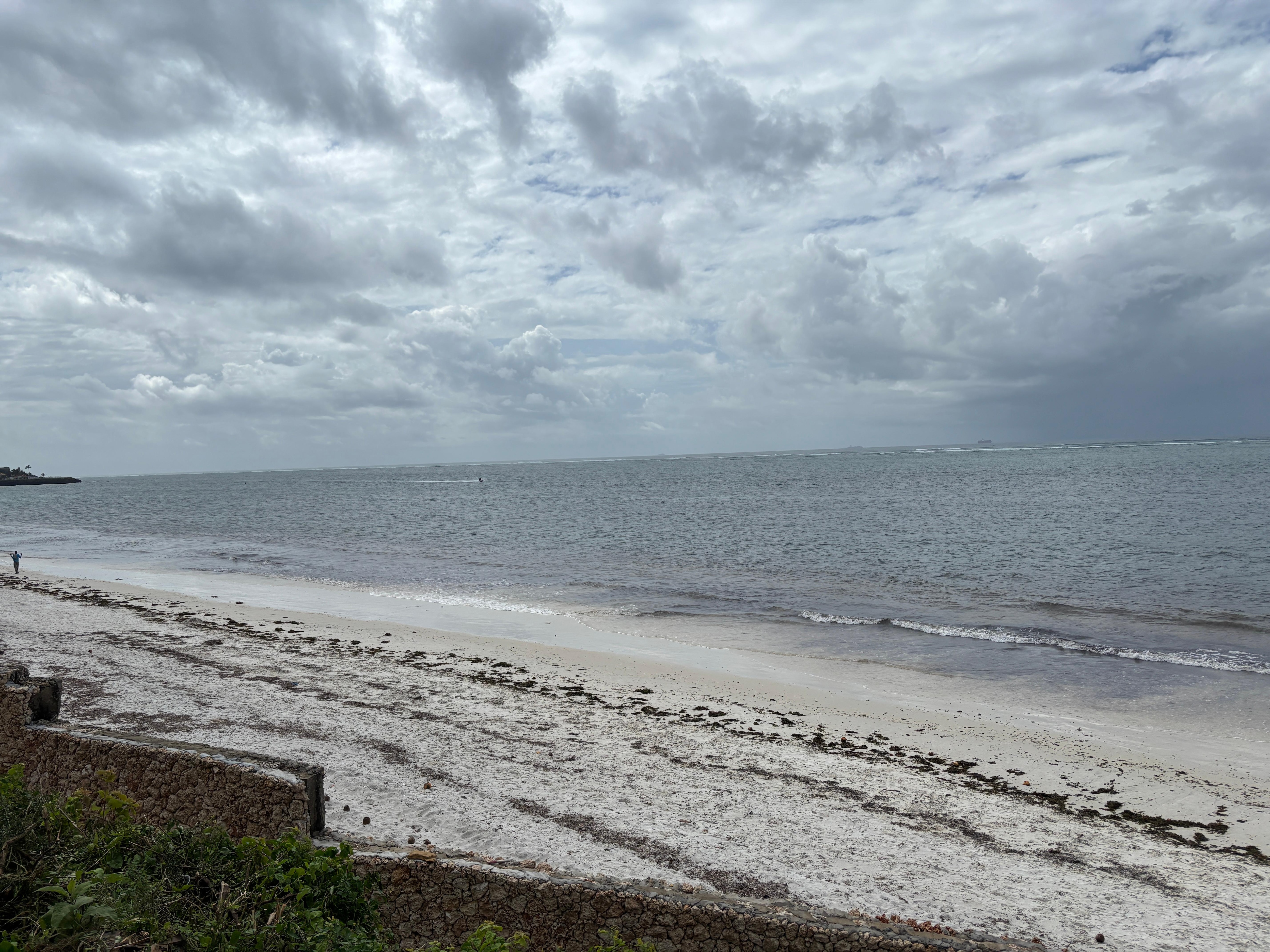The beach by the hotel 