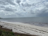 The beach by the hotel