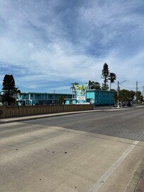 Sea Jay Hotel as seen from the bridge