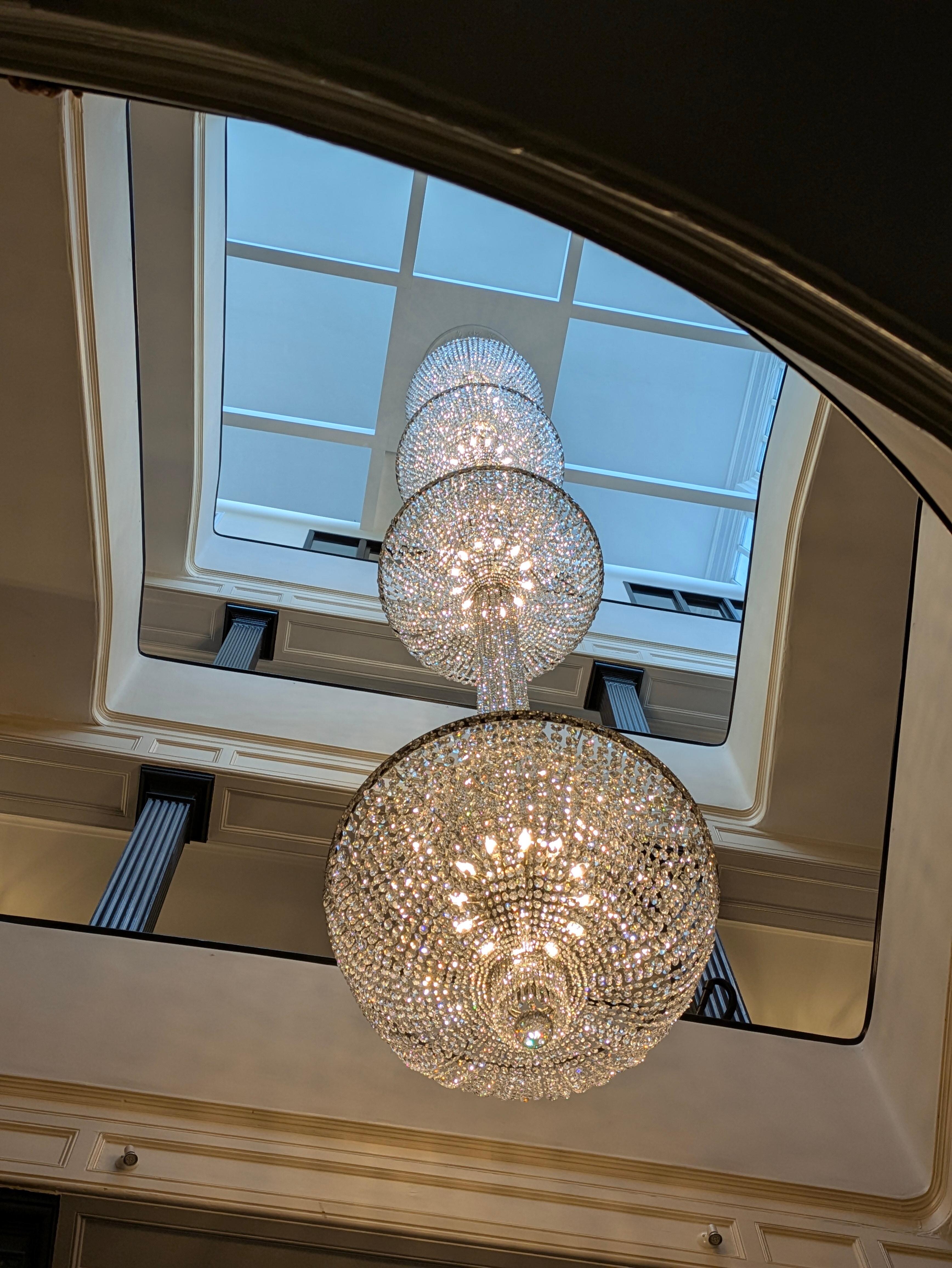 The famous chandelier 