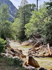 Beautiful river trail picture-easy to access w/property gate code provided w/rental.