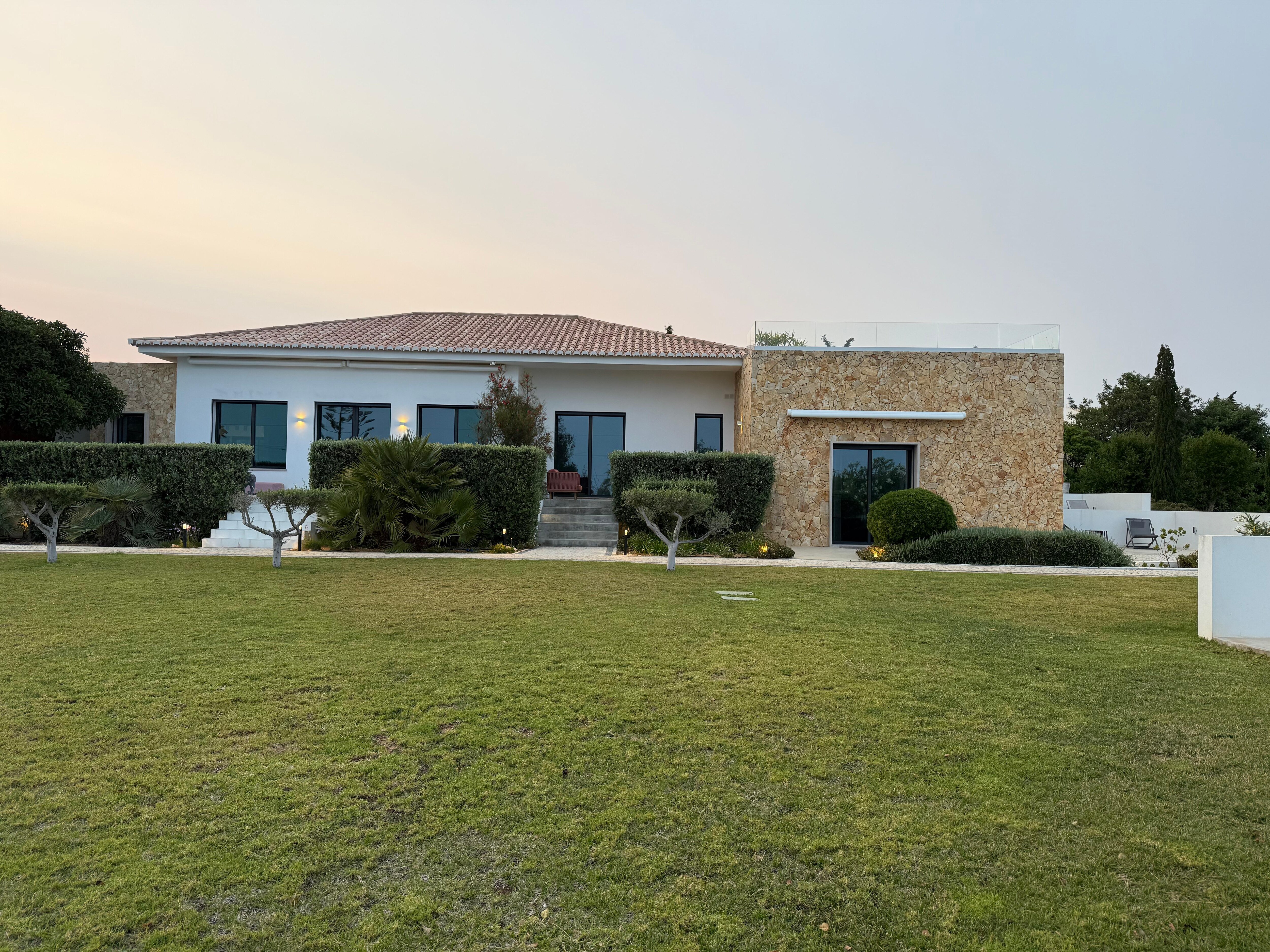 Rear of the villa