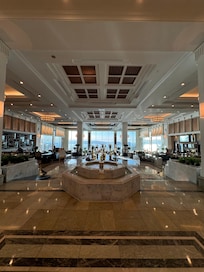 Lobby with a nice view