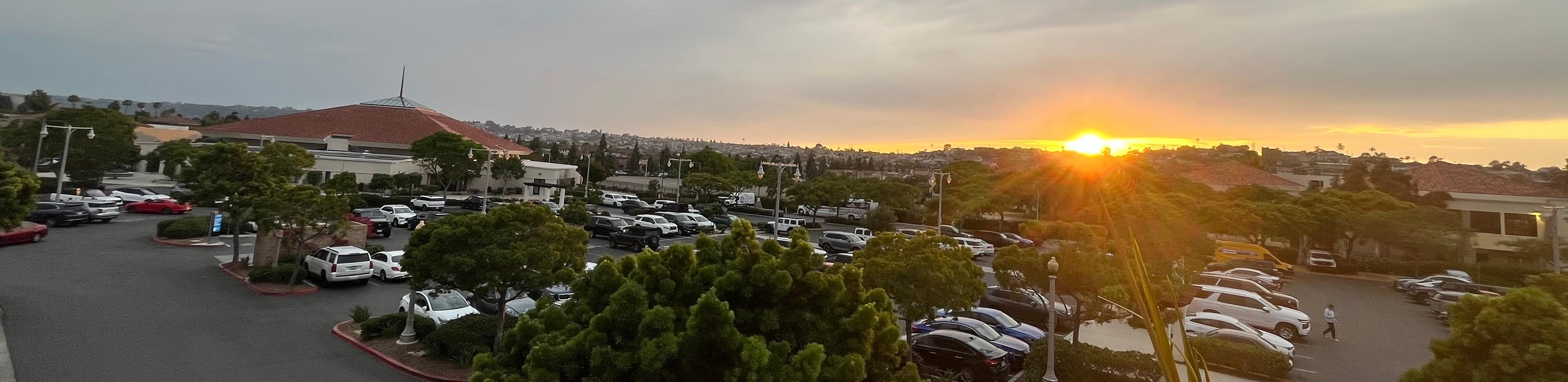 From bedroom balcony