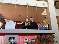 Pool table room- view from main living room