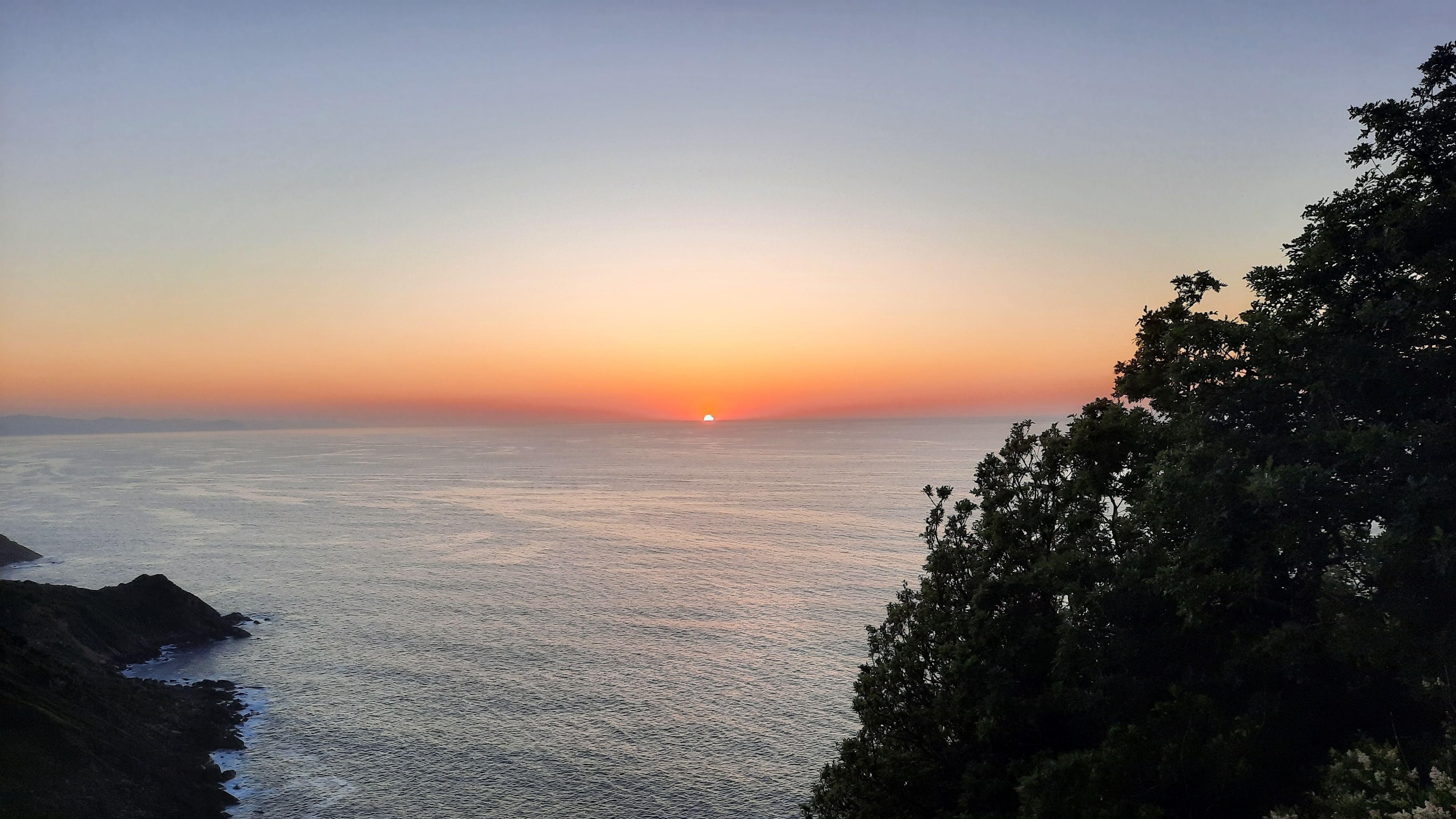 Tramonto sulla concha