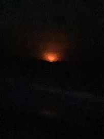 Moonrise over the ocean