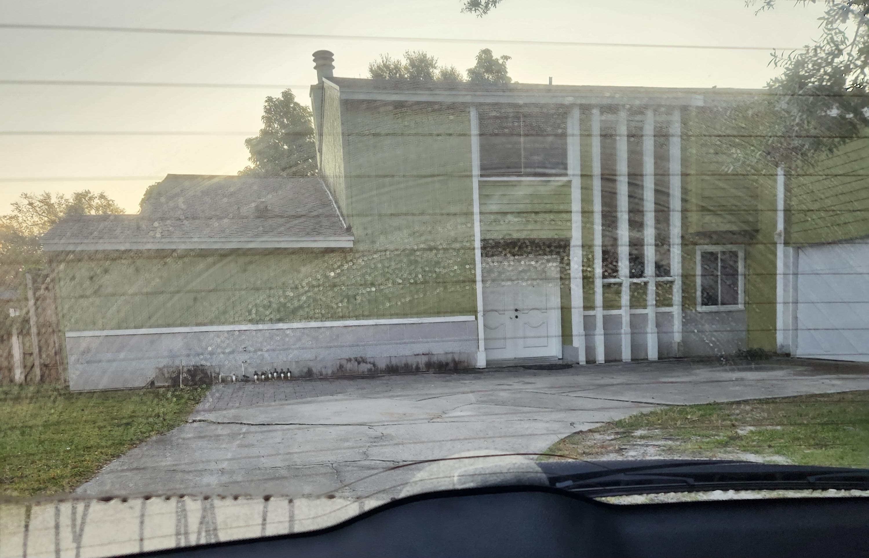 Barely remembered to take a photo when leaving. Neighborhood is quiet but this house needs work!