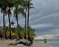 Short walk down the beach; if you’re a beach walker you can walk for miles in either direction.