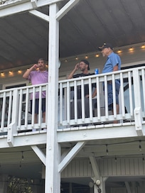 Not only was there plenty of room for family and friends. There is plenty of cooking utensils to feed all.