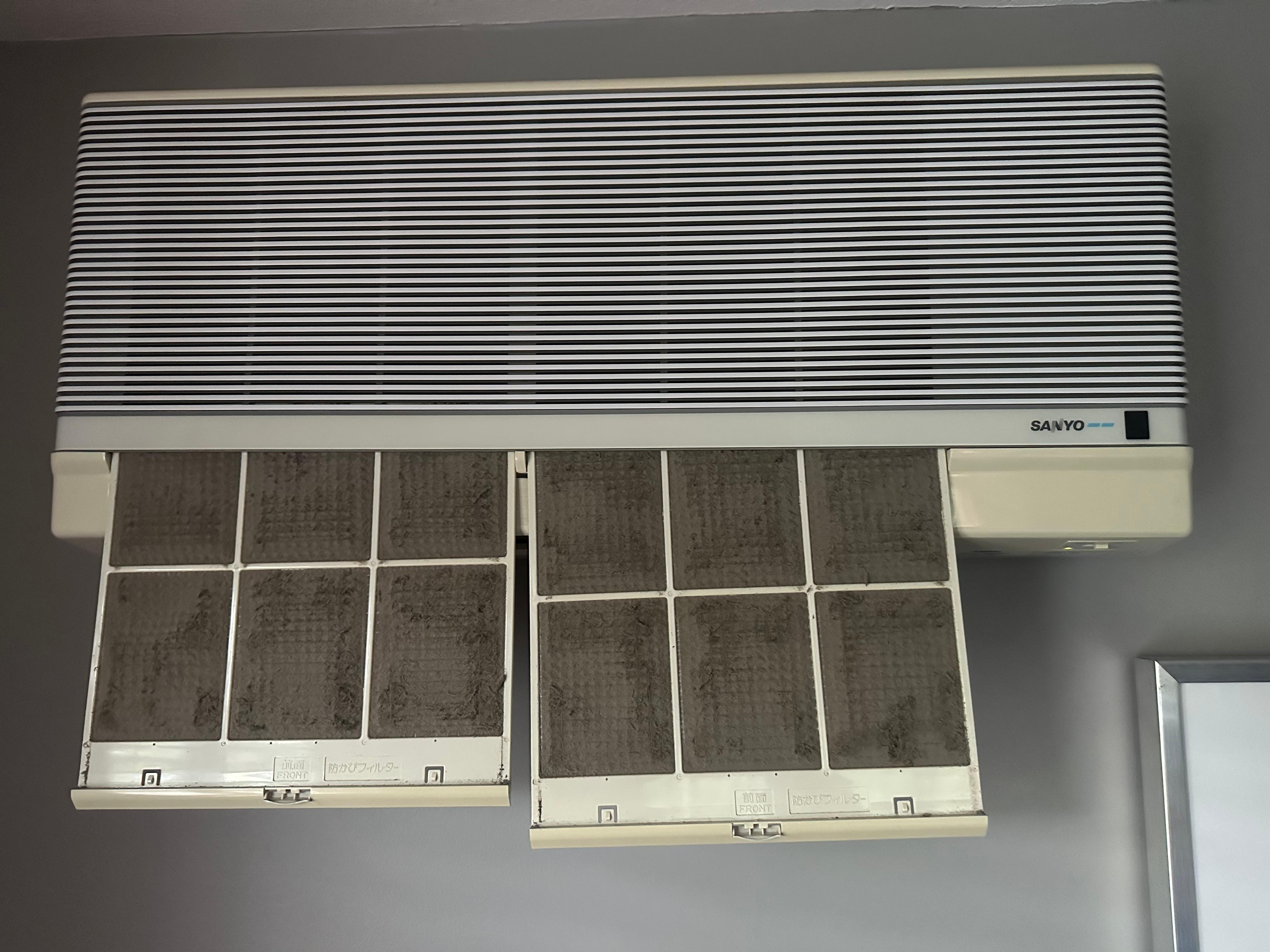 A/C filters were gross and needed cleaning.  