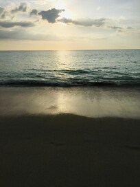 from the beach