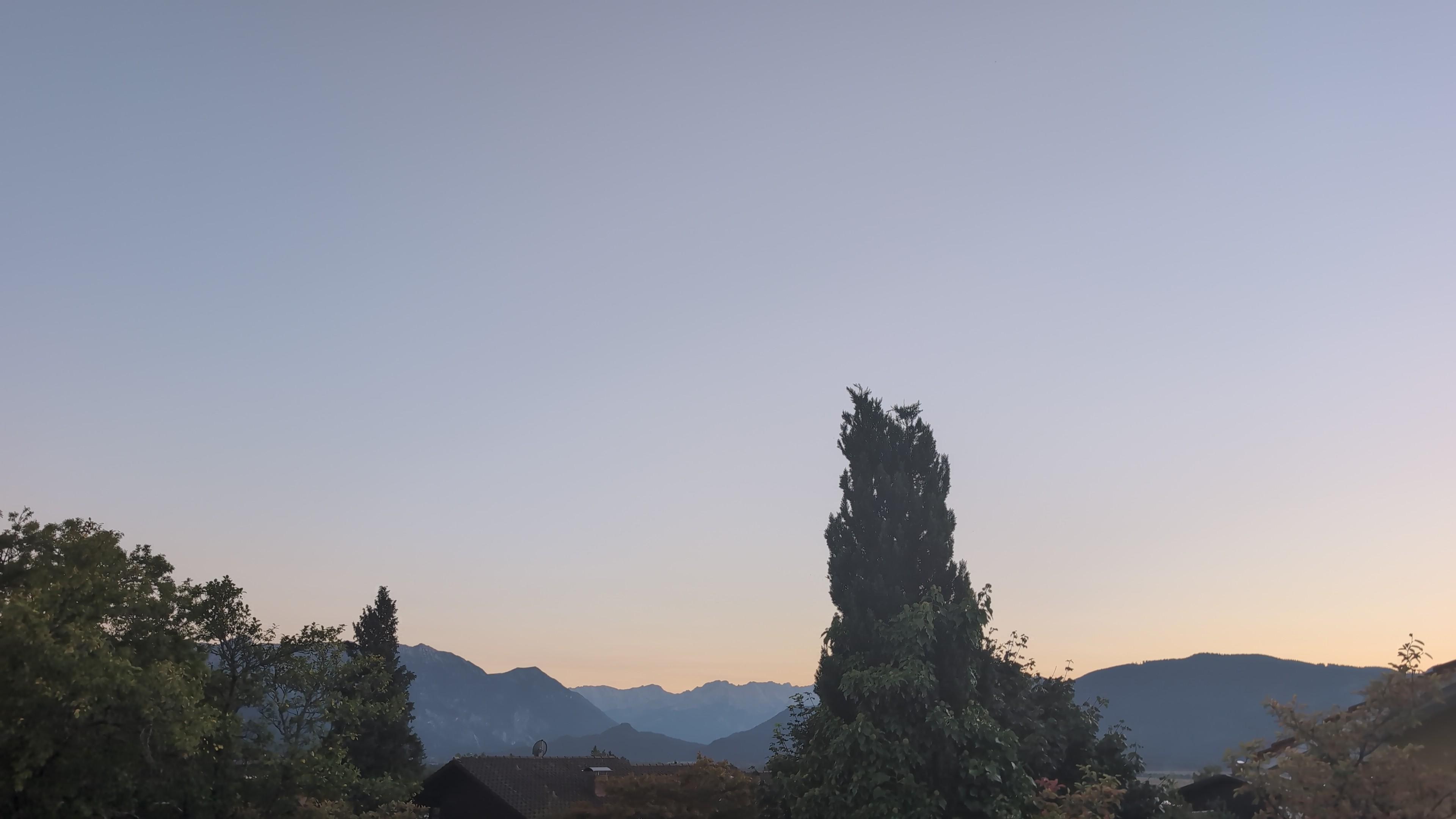 Blick vom Balkon der Ferienwohnung 
