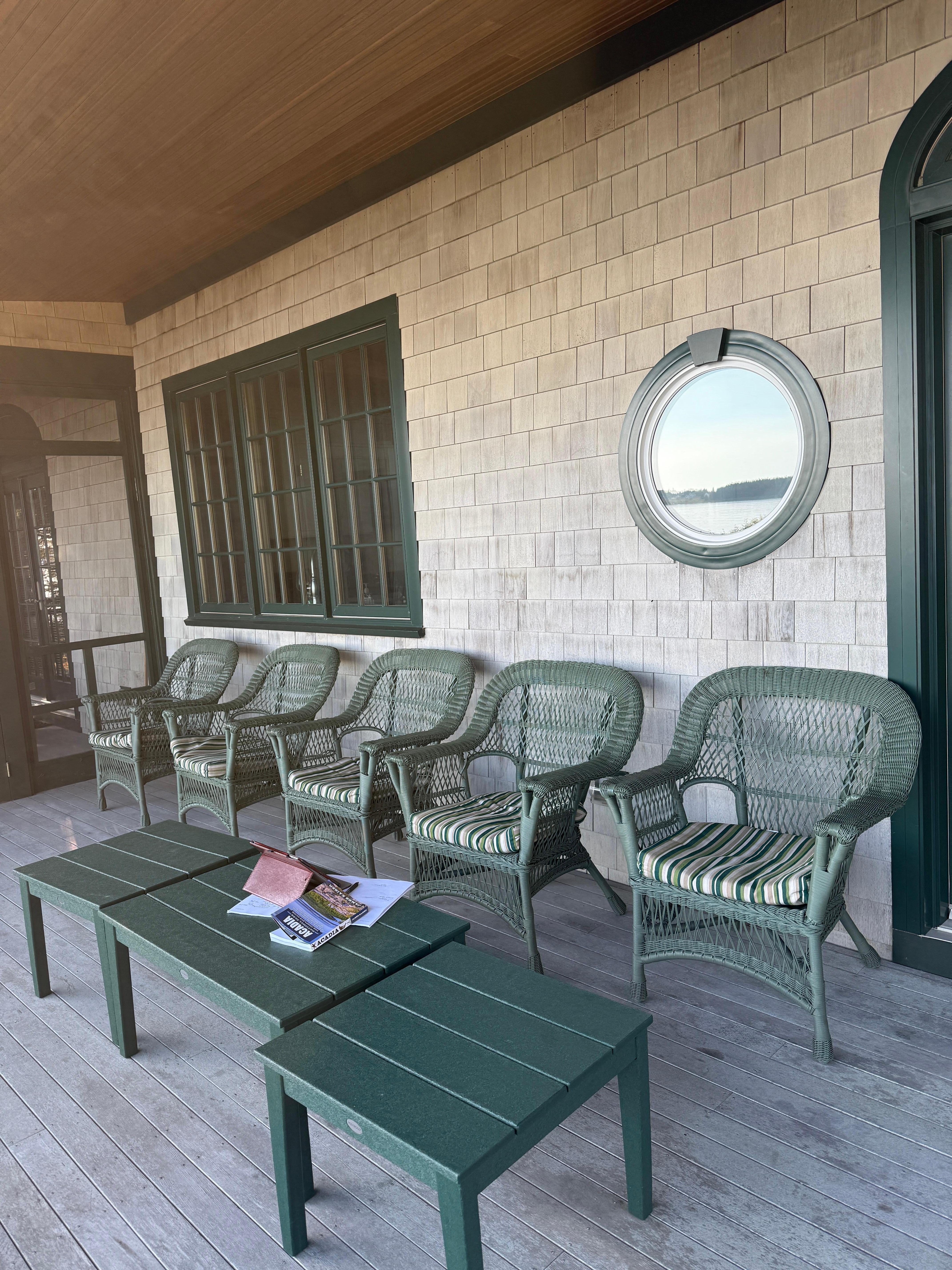 We enjoyed our deck time. 