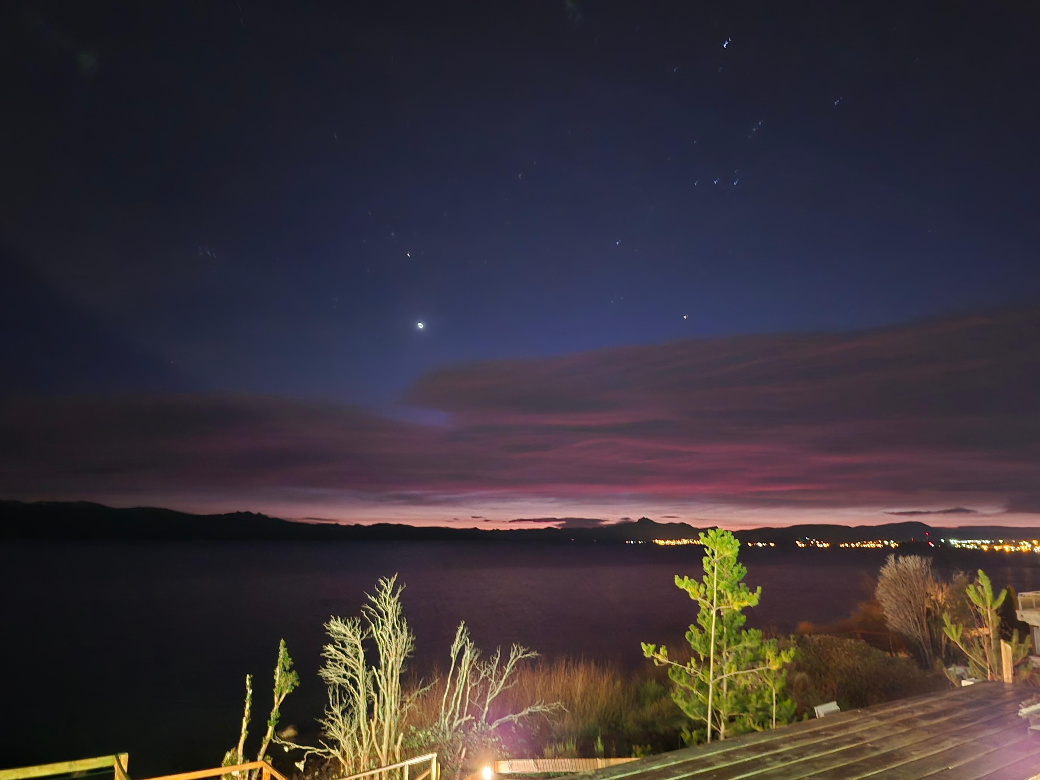 Vista da propriedade, Nascer do sol