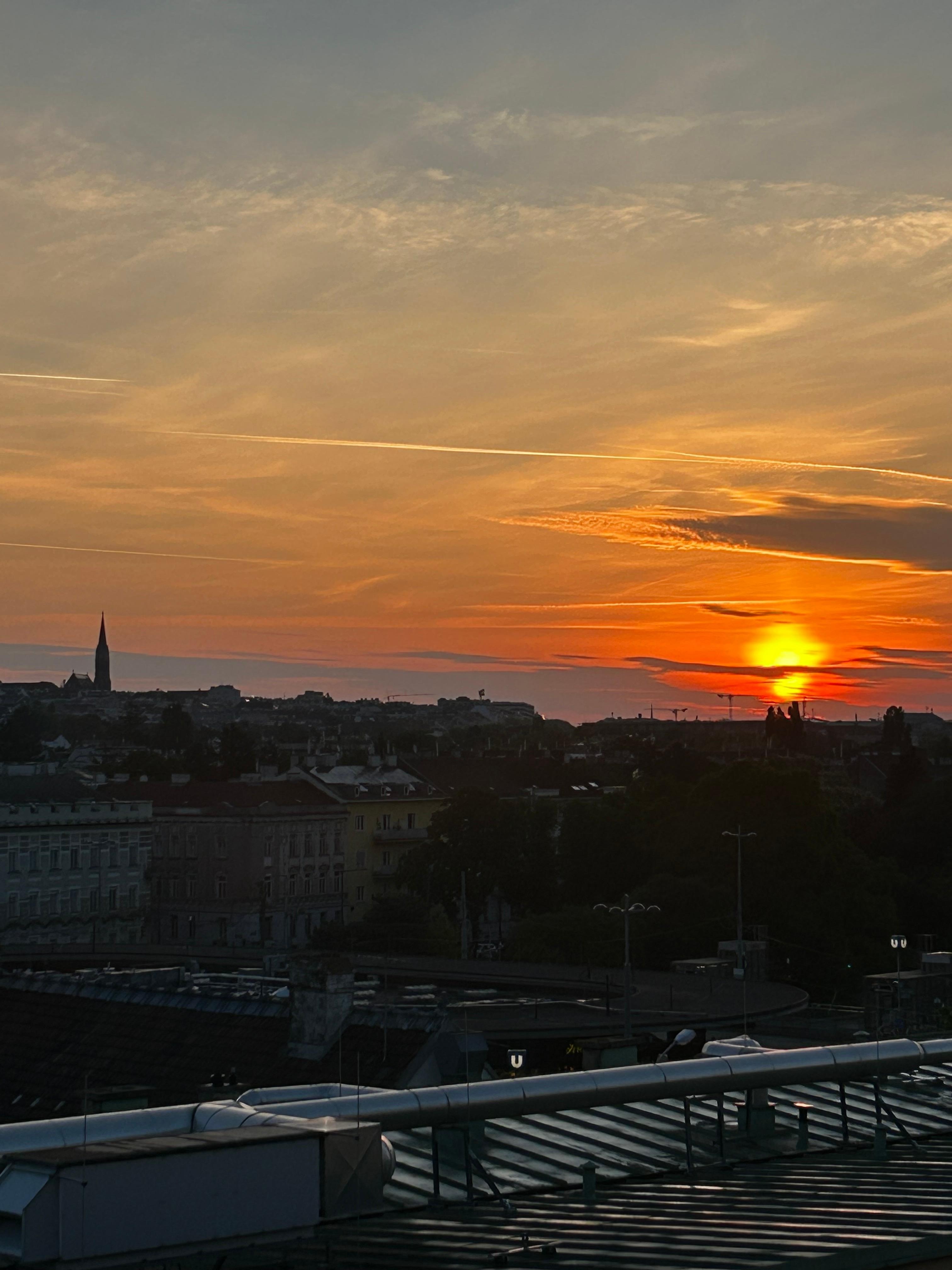 Sunrise from room’s terrace