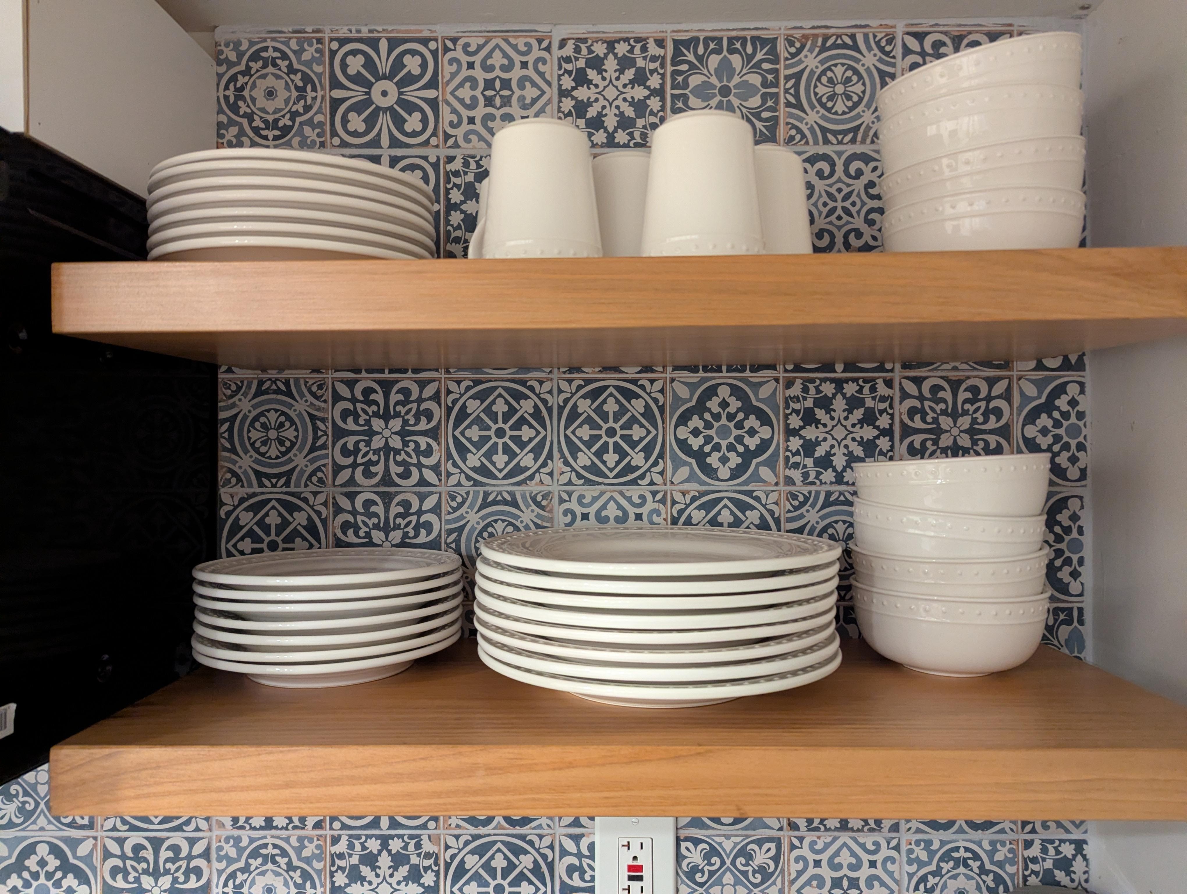 Cute kitchen was fully stocked