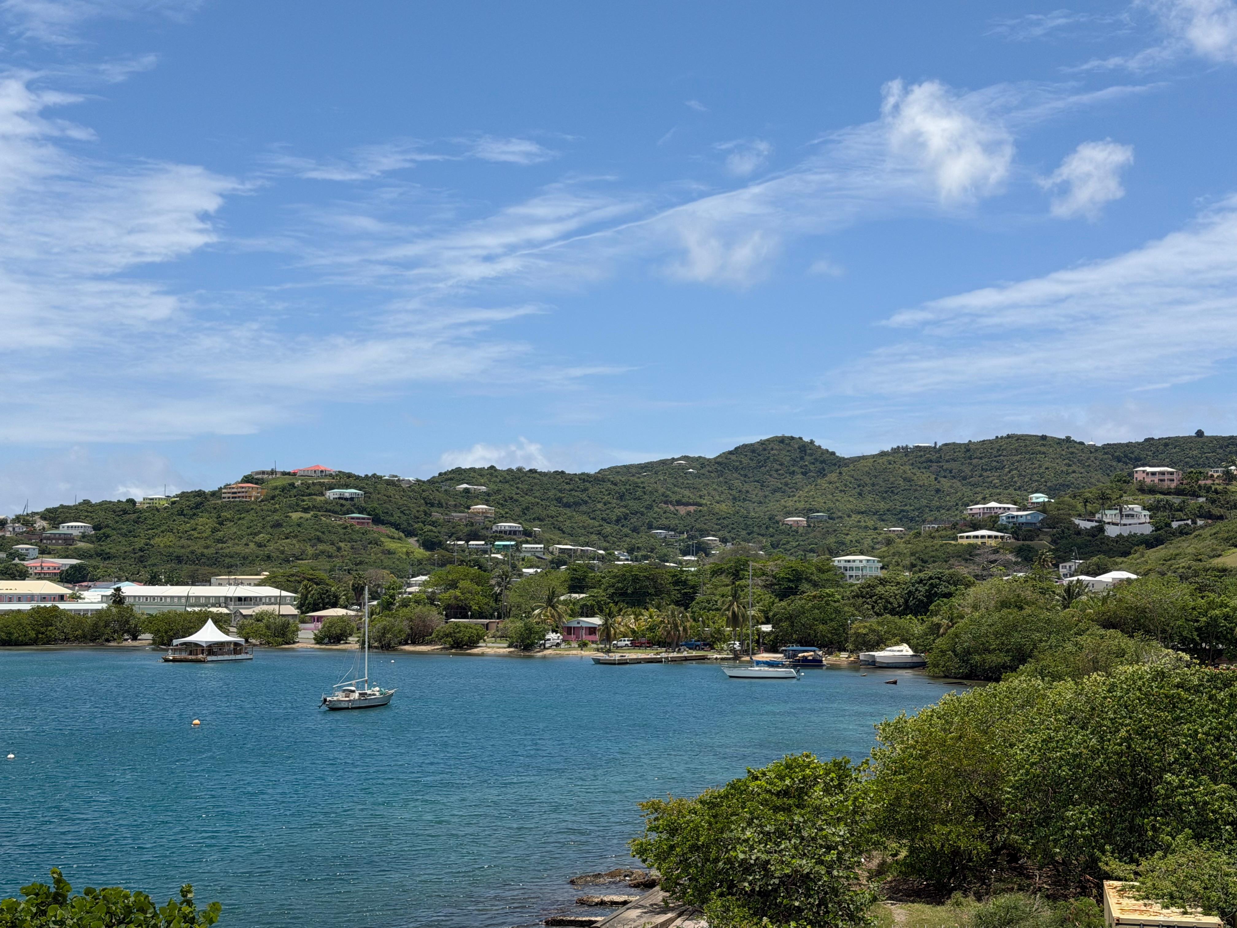 Picture of the island from the fort. A 3 minute walk. 