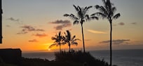 Sunset 100 feet from condo