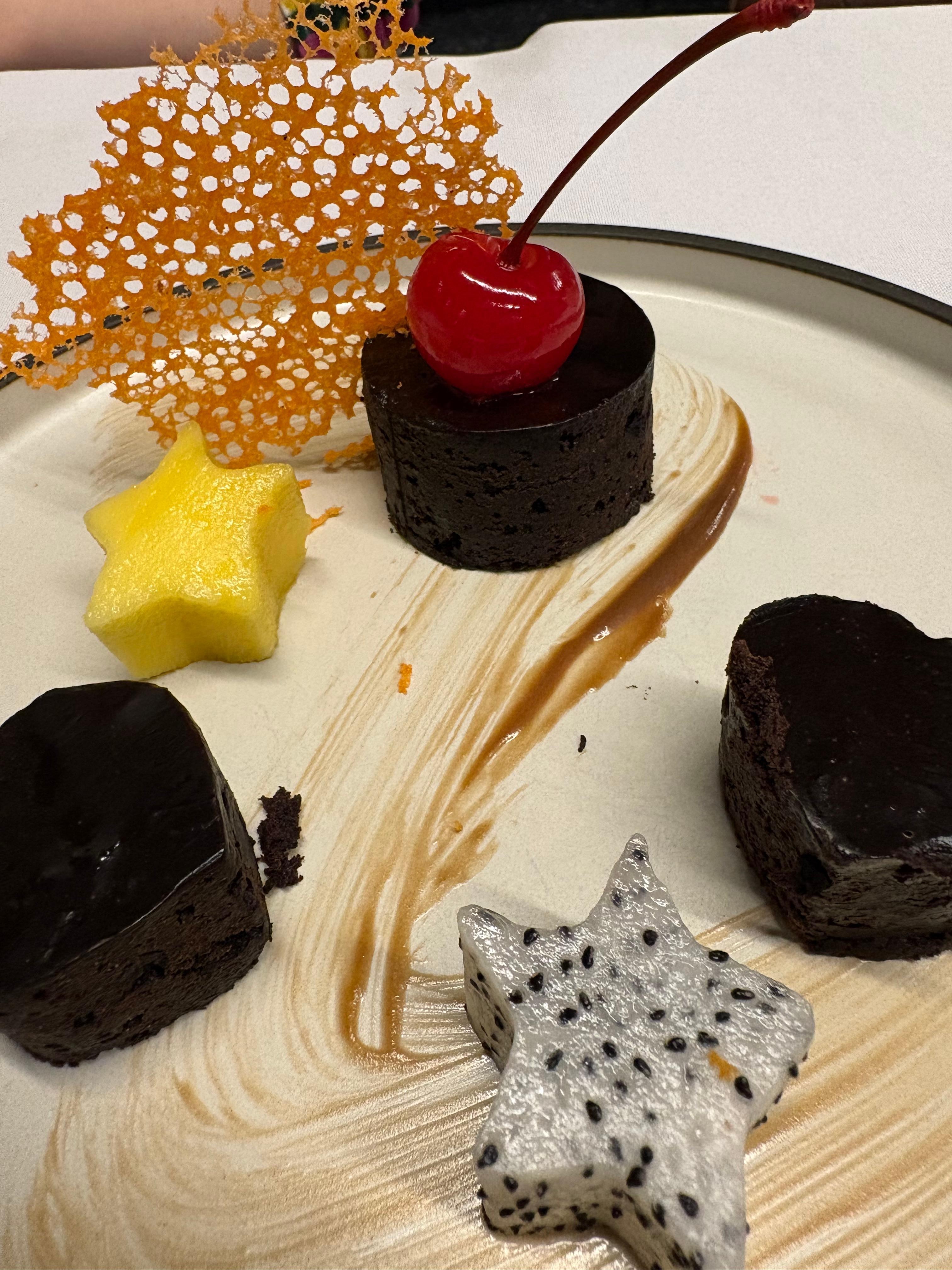 ディナーのデザート