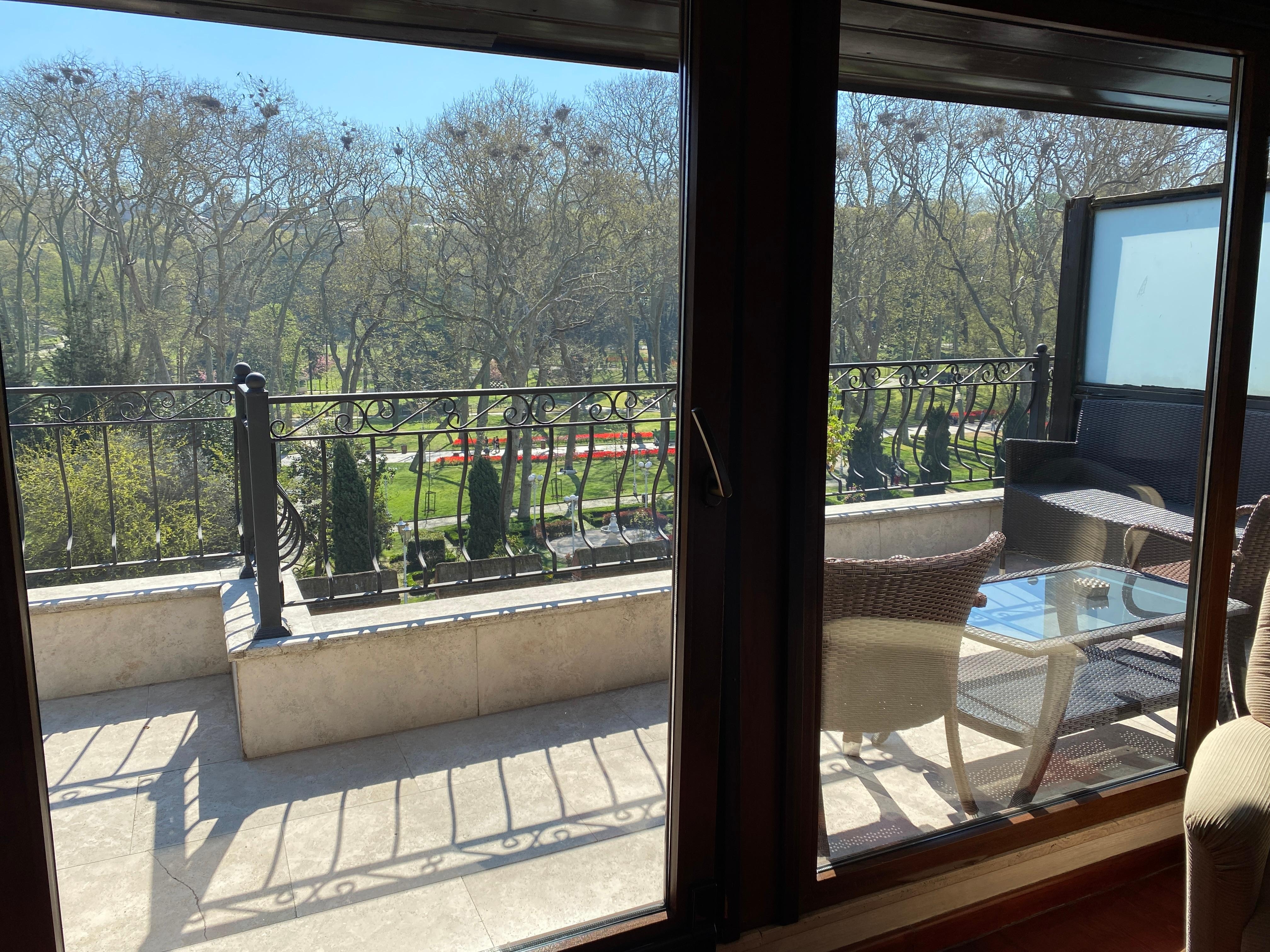View from our veranda. 