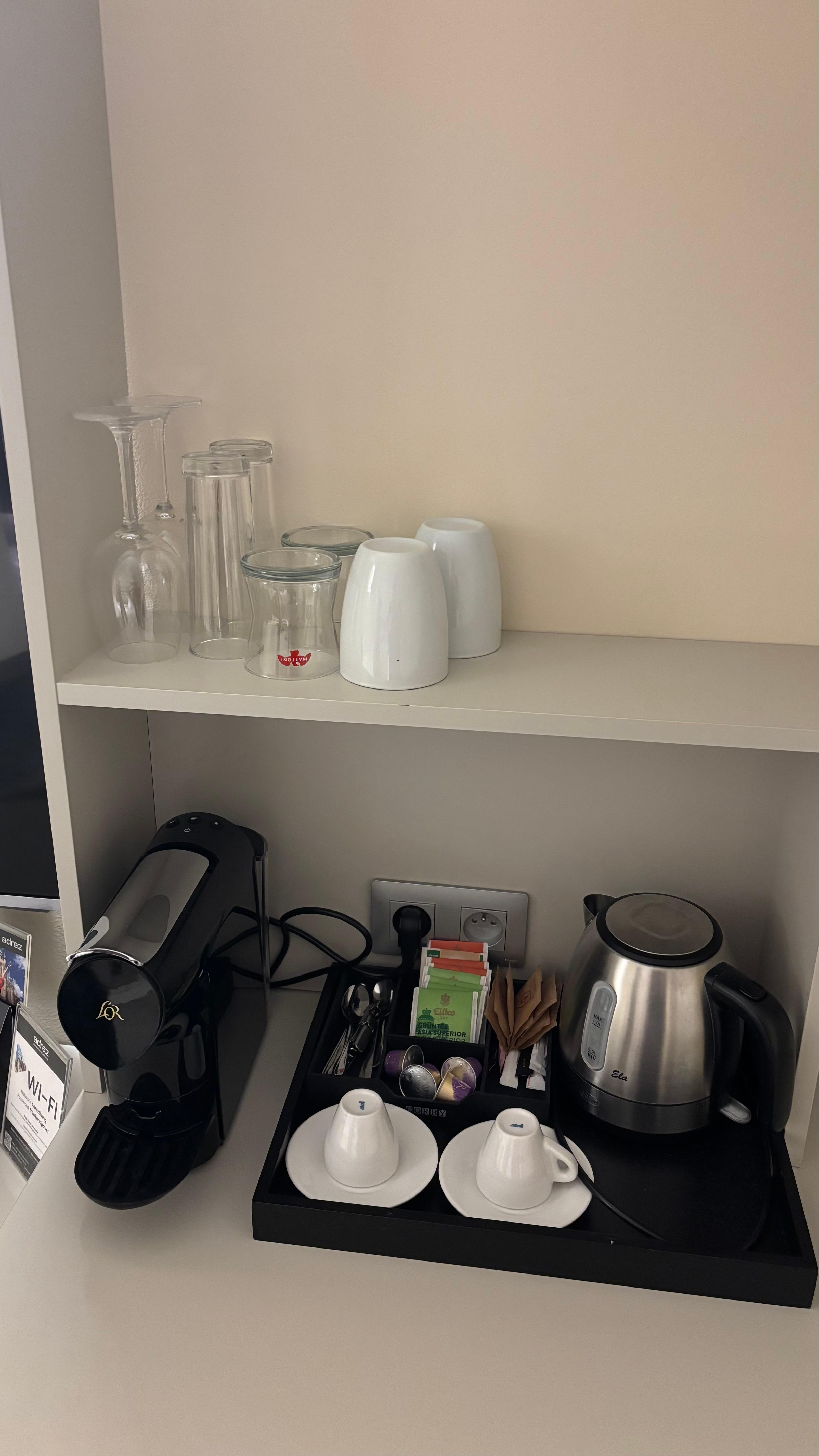 Tea and coffee