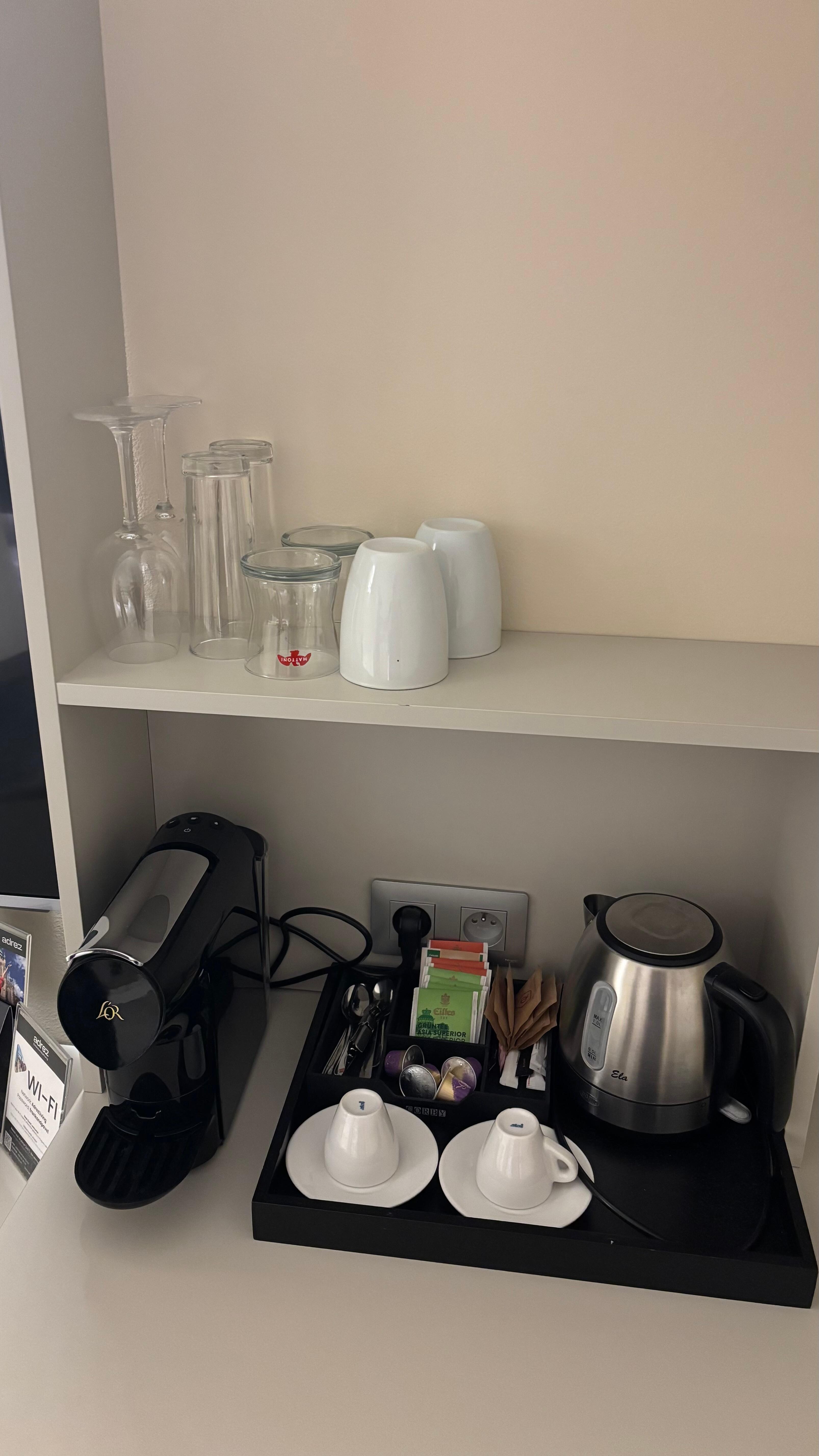 Tea and coffee