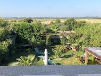 Jardin vue dâune chambre Ă lâĂ©tage
