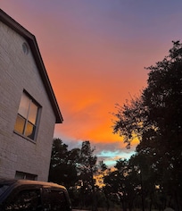One evening’s sun set. .