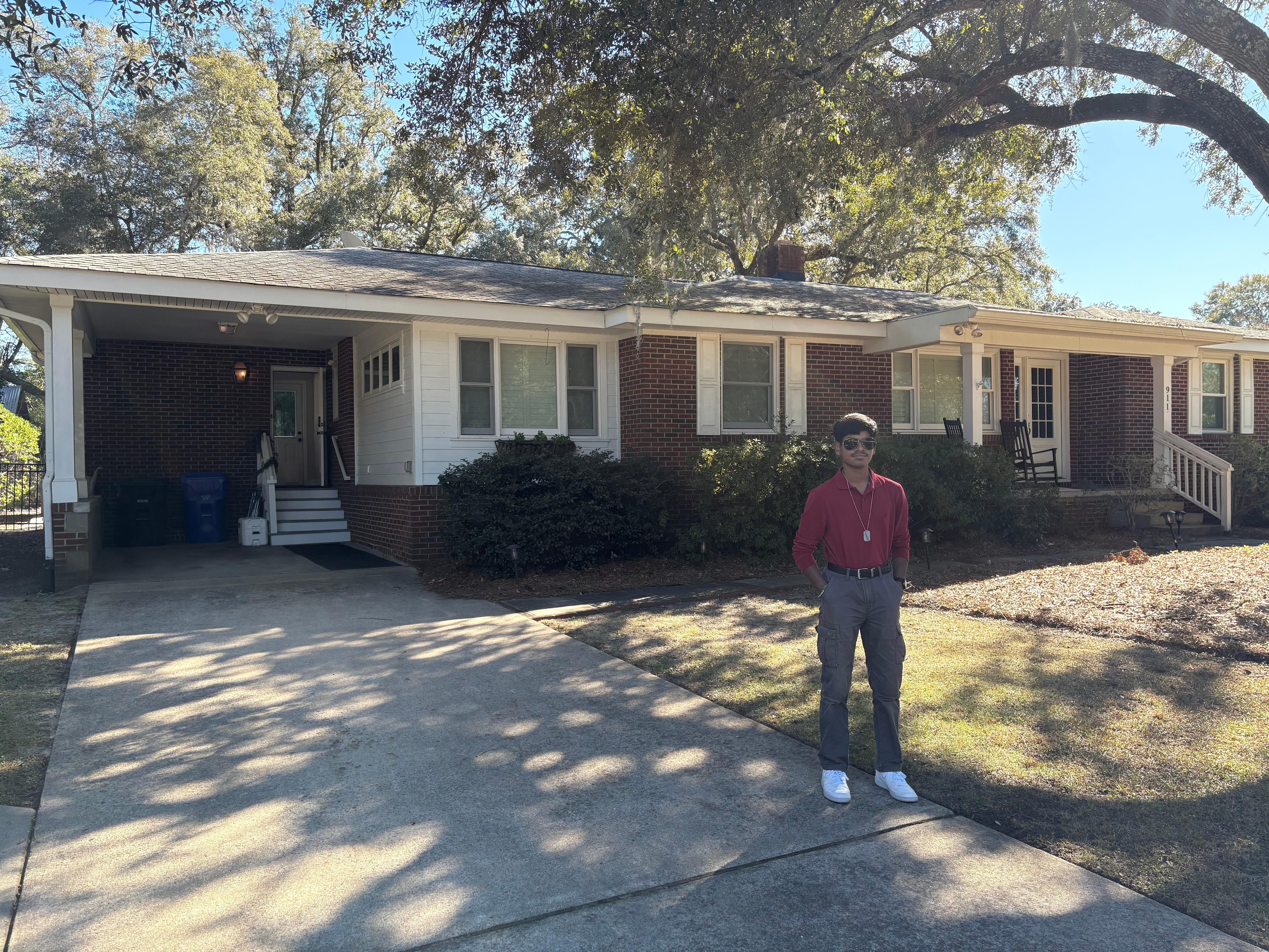 Front view from driveway 