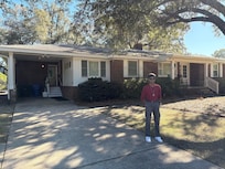 Front view from driveway