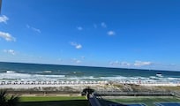 View from Balcony on 4th floor of Holiday Surf & Raquet Club