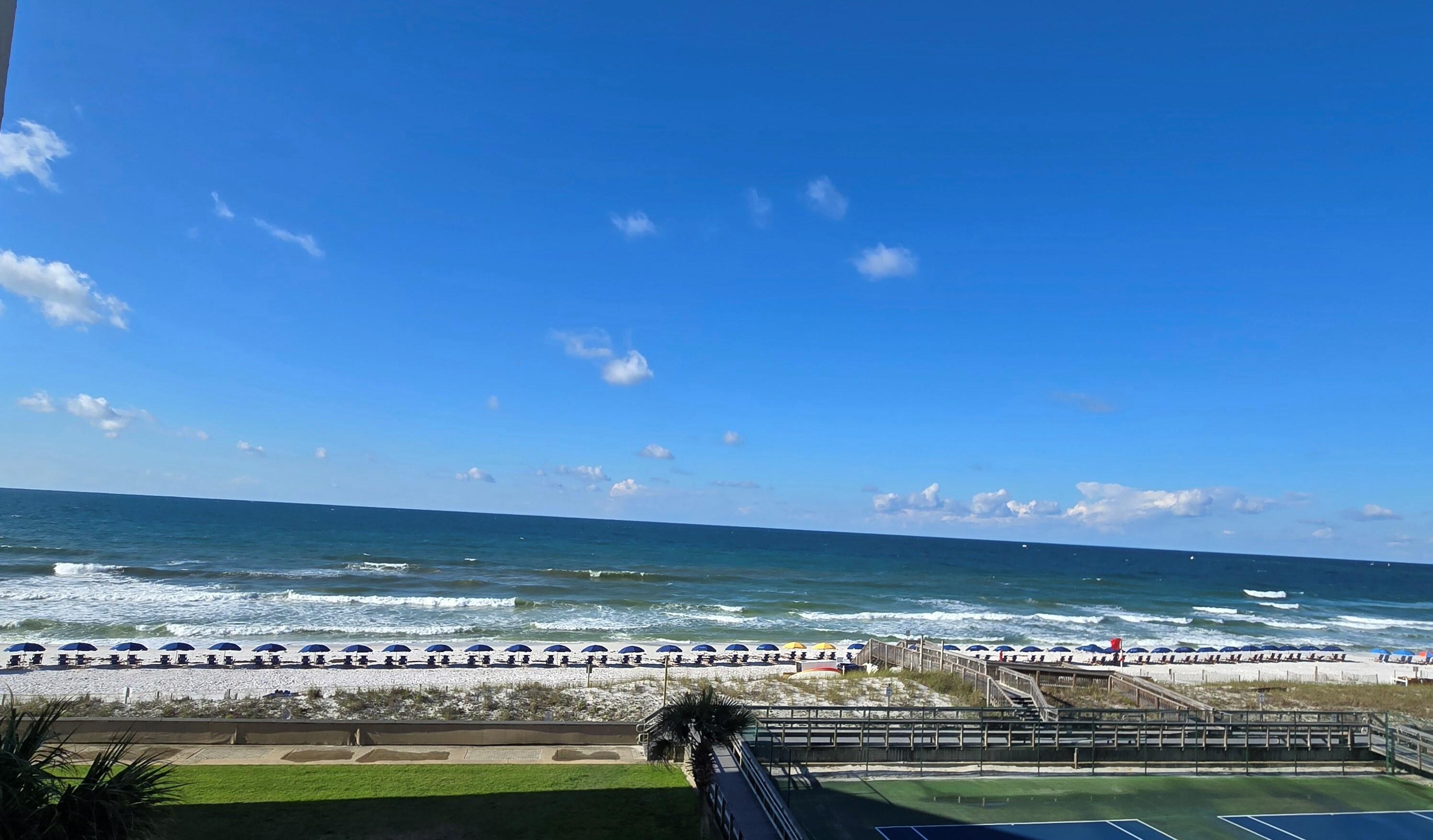 View from Balcony on 4th floor of Holiday Surf & Raquet Club