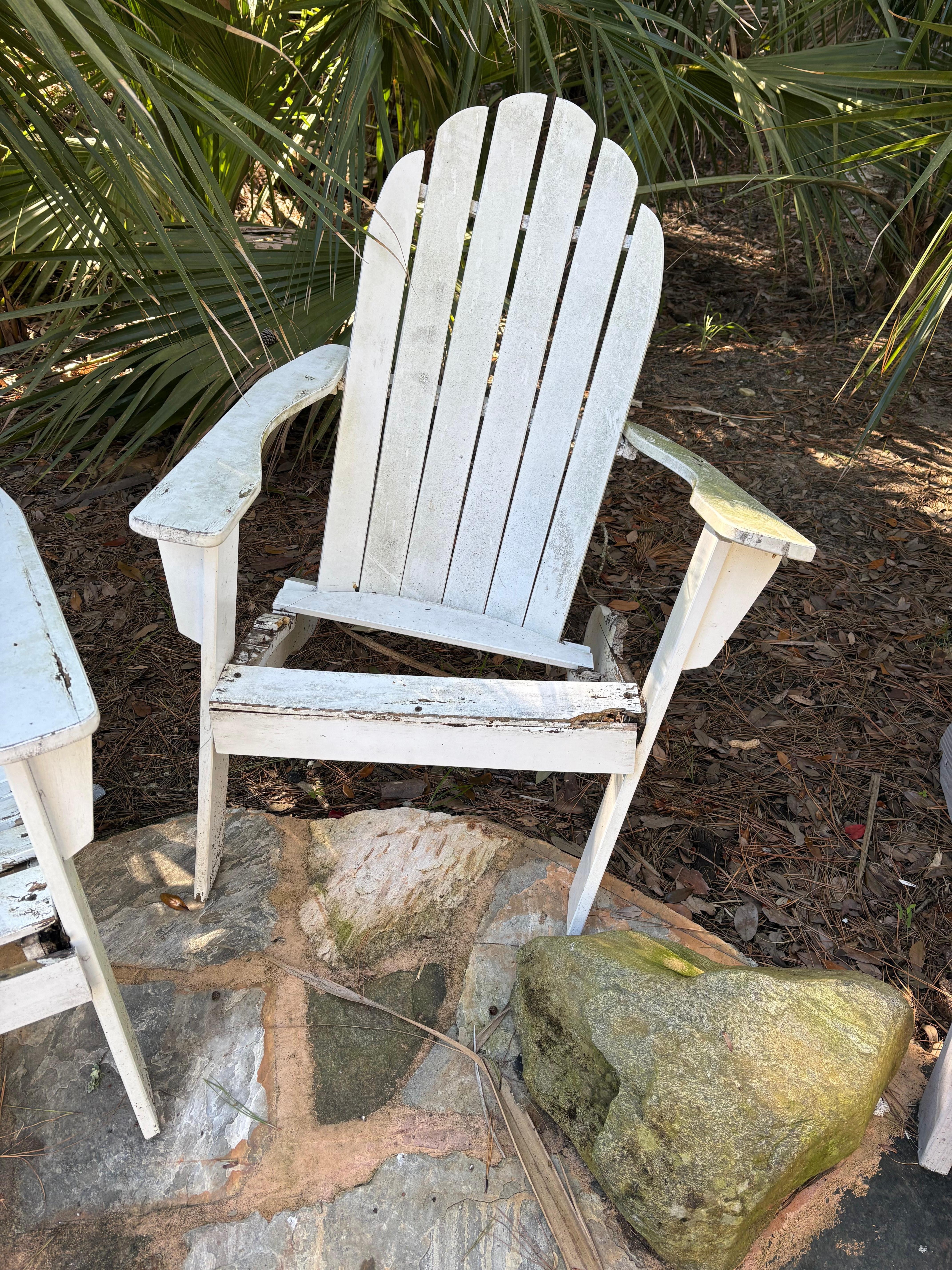 Chairs around the fire