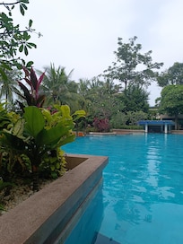 Piscine et poolbar agréable