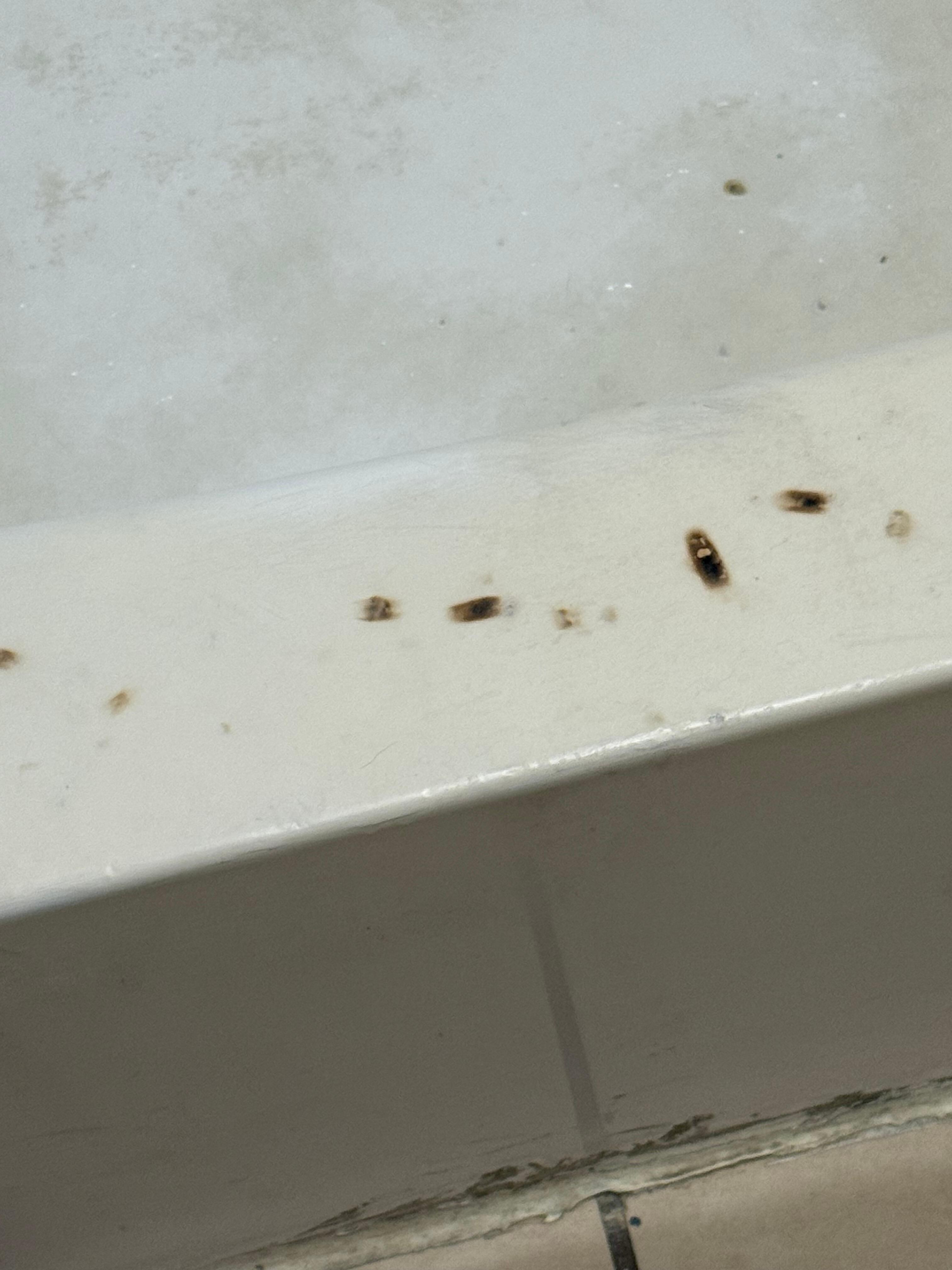 Burns on the tub