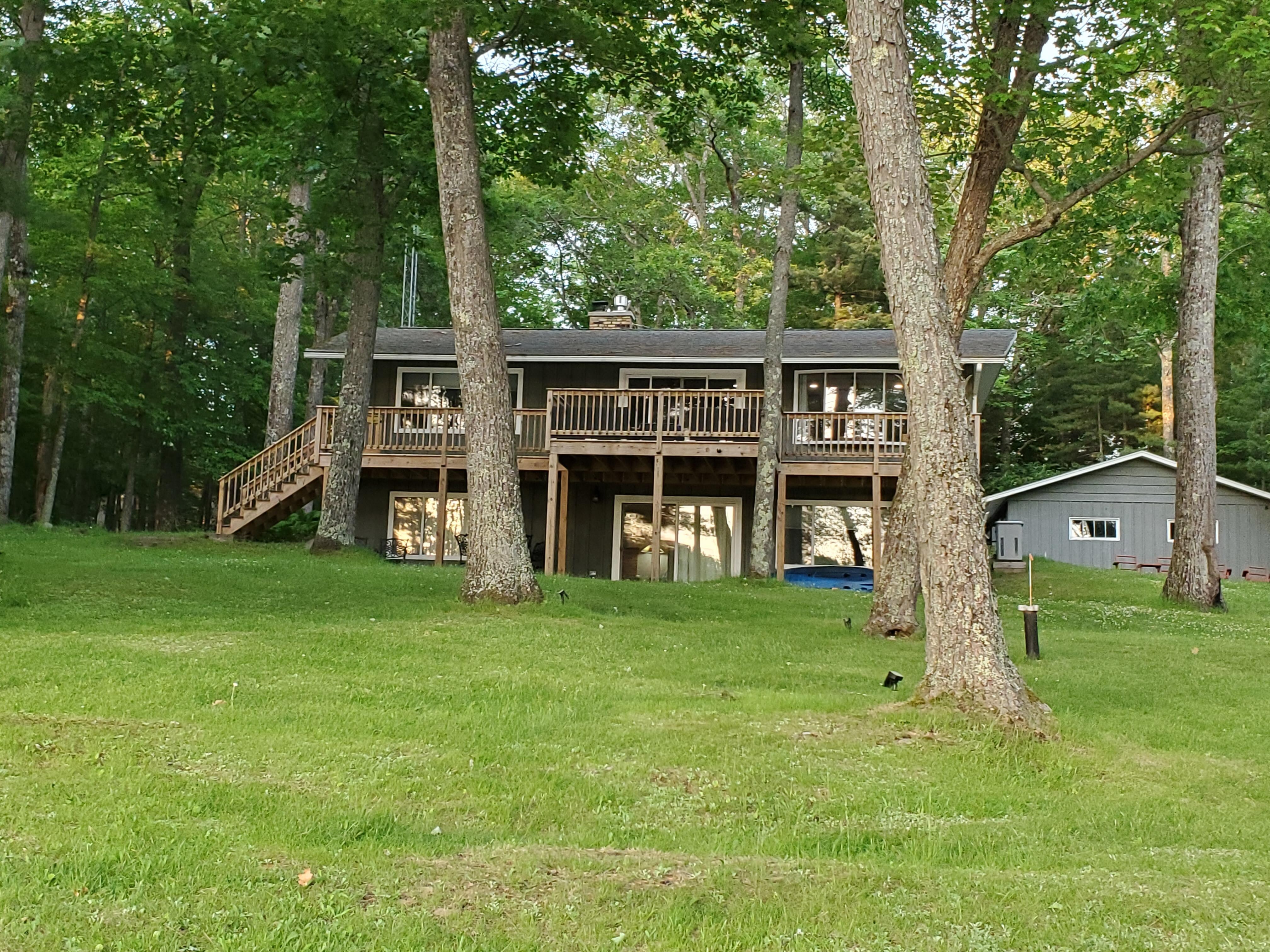 Back of house and yard