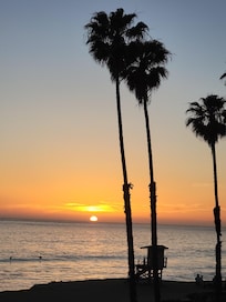 Amazing sunsets in the evening.