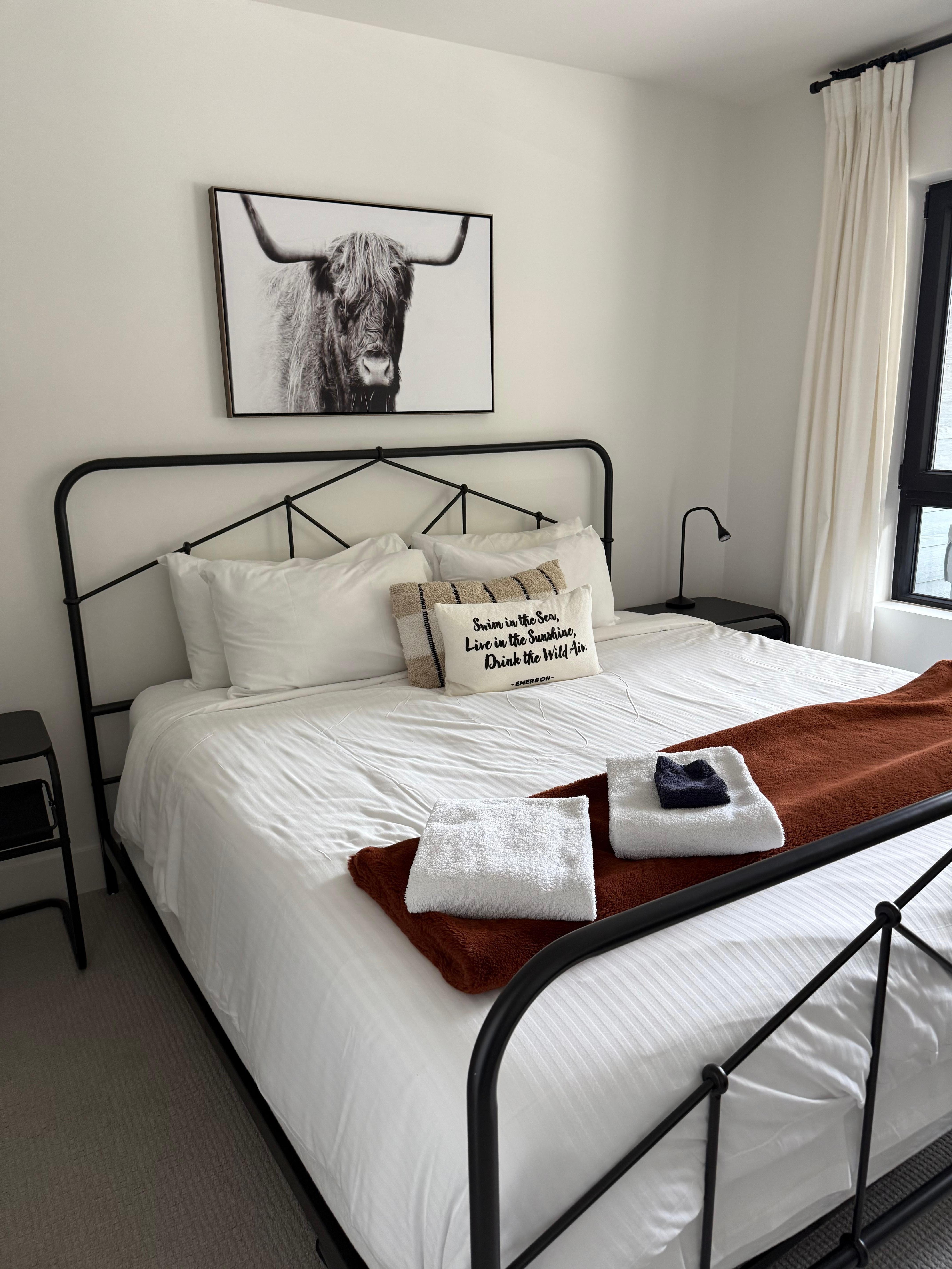 Very comfortable bed