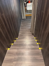 This is just one of the two stair you need to walk up and down just to get to your room.