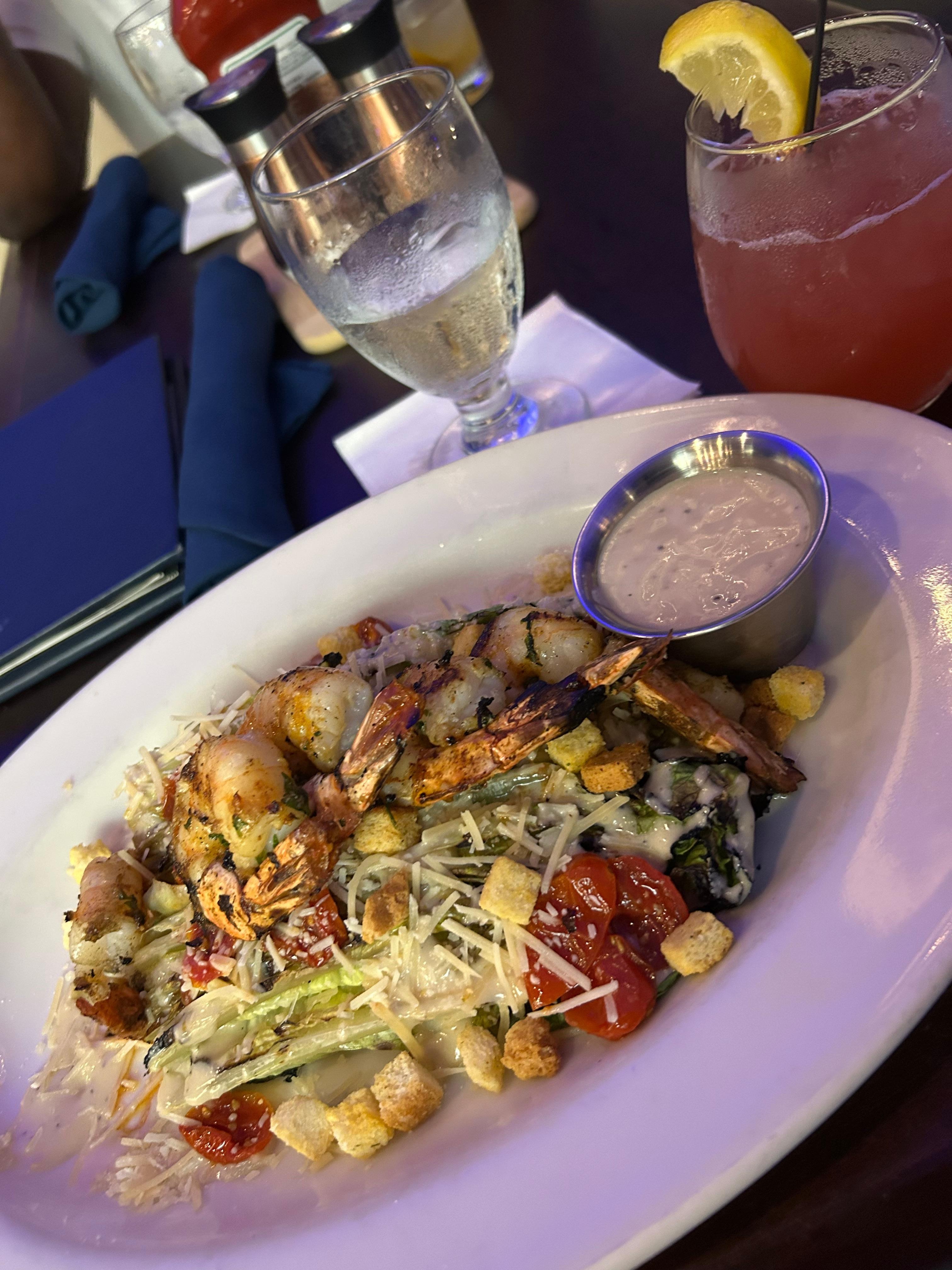 Dinner at the restaurant 