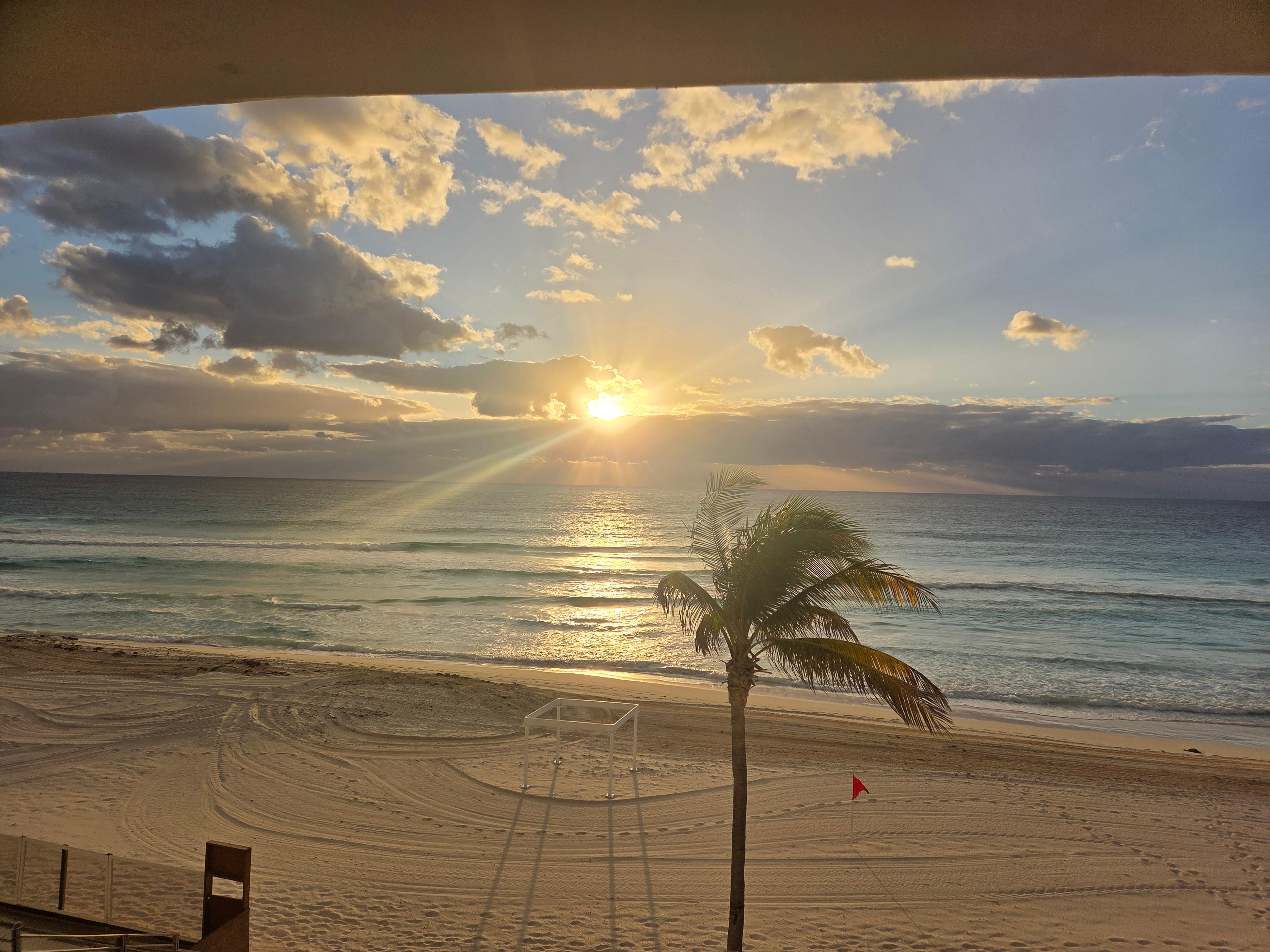 Amazing sunrise view