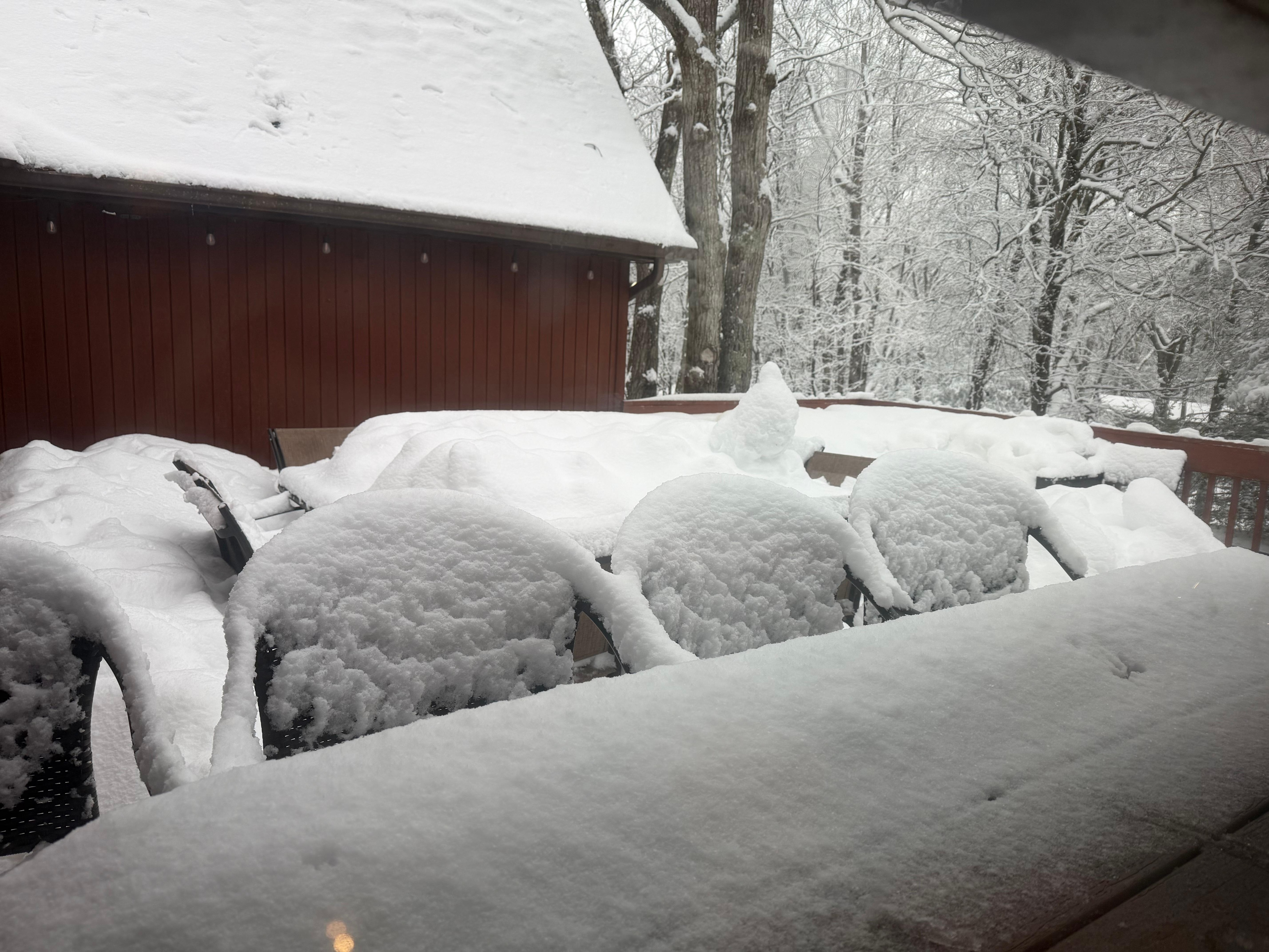 We could have used these chairs to sit in while others were in jacuzzi or when outside. 