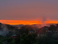 View from house balcony