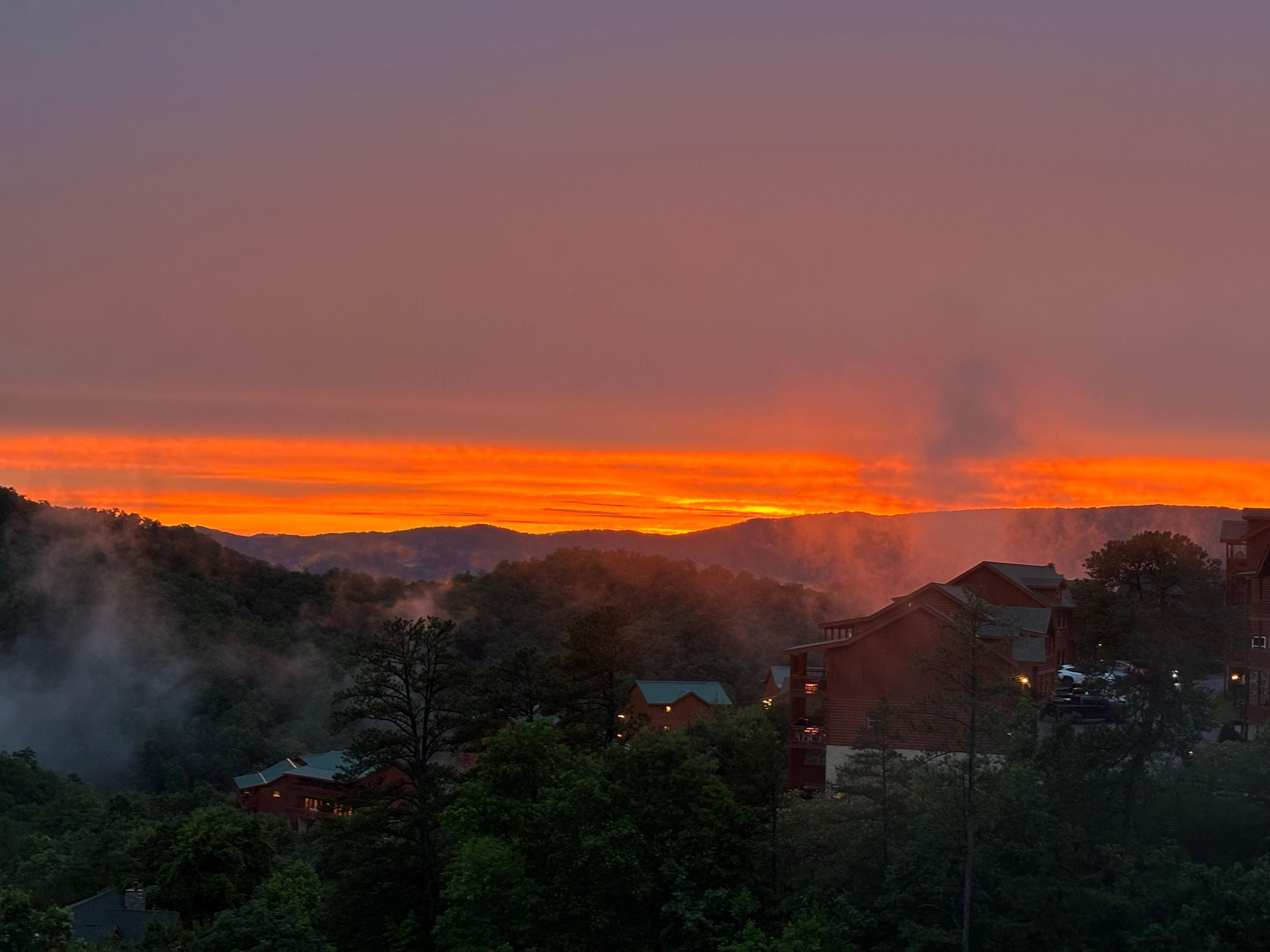 View from house balcony