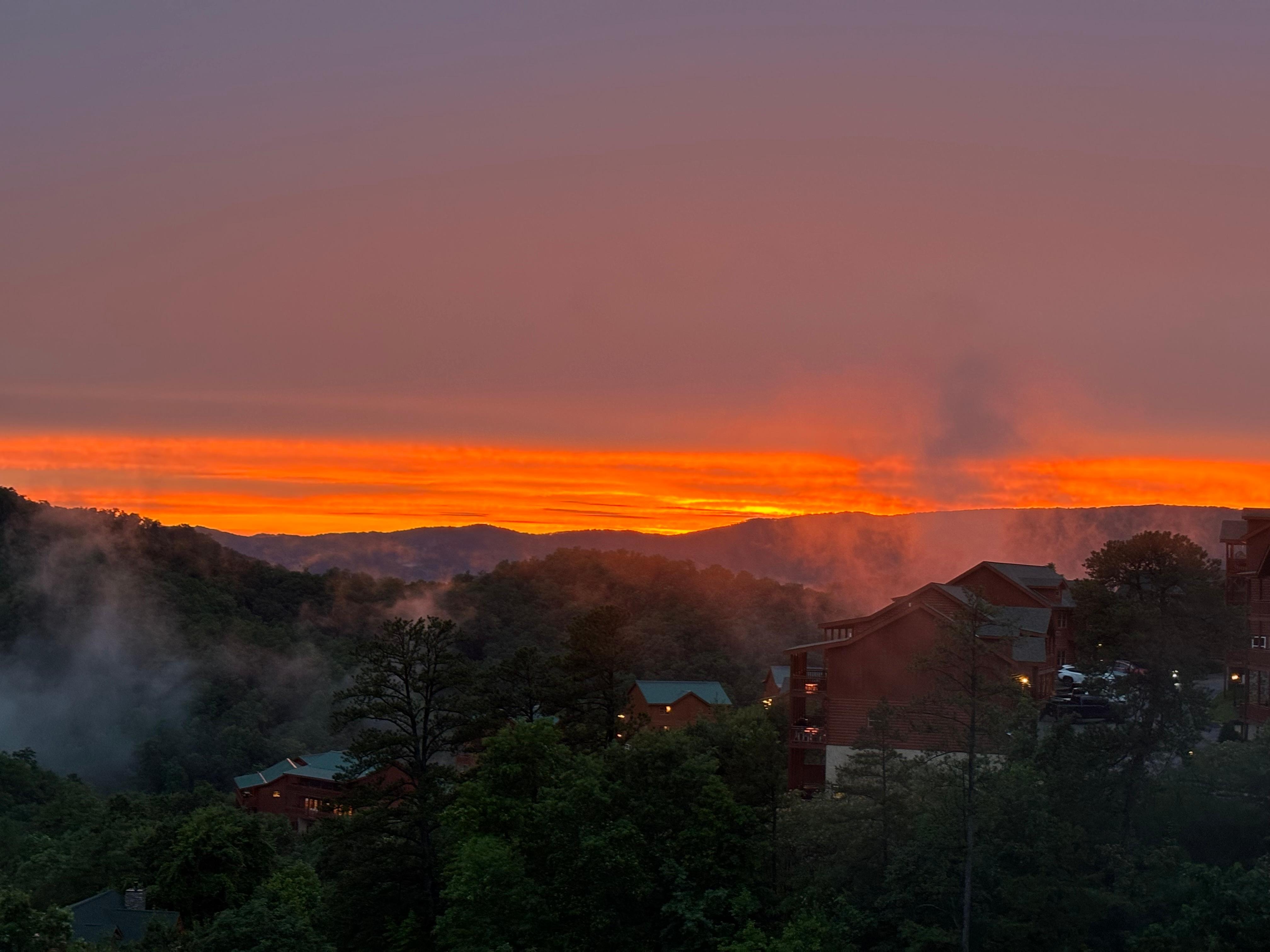 View from house balcony