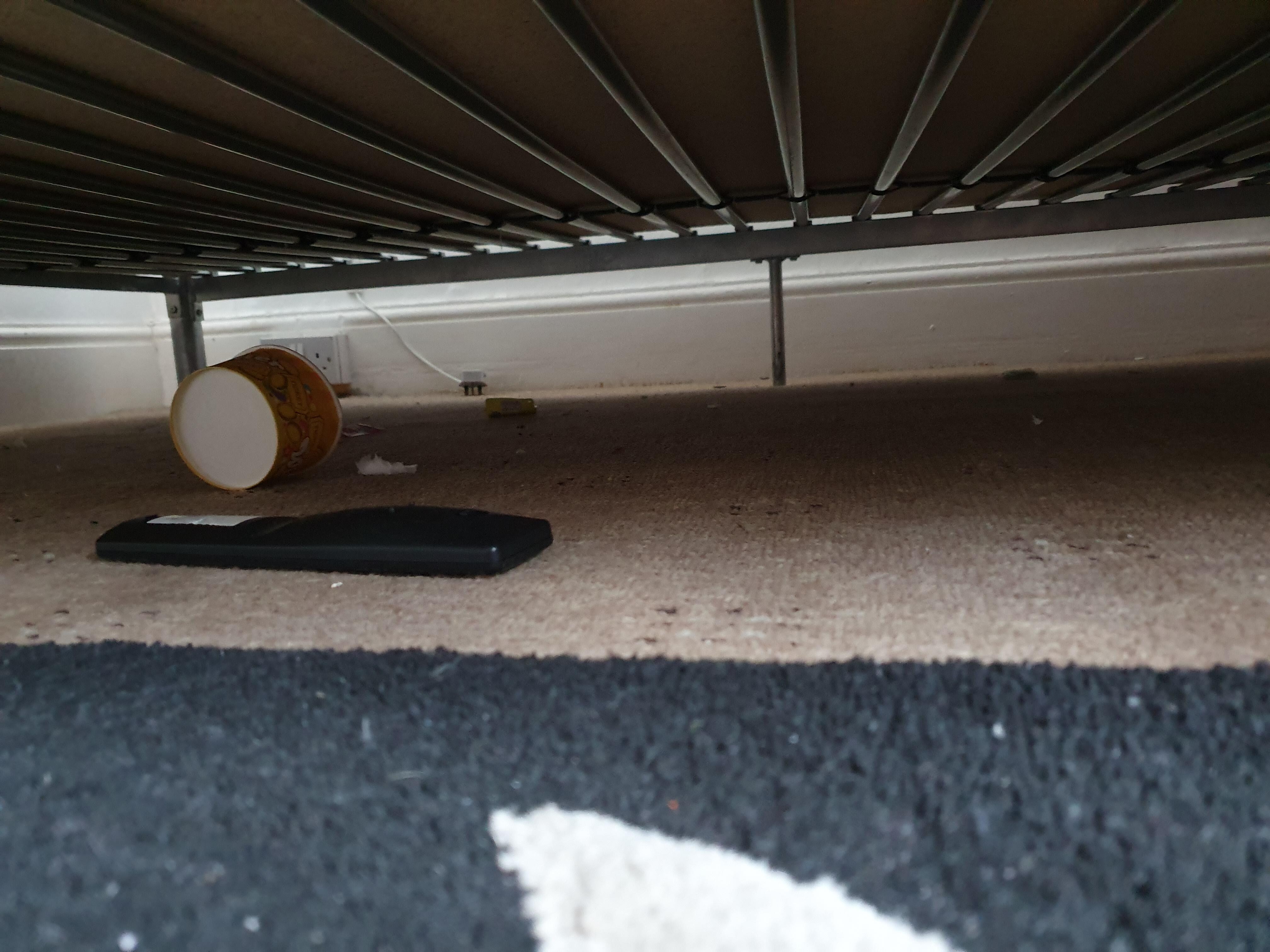 Under 1 bed (all the same or worse)