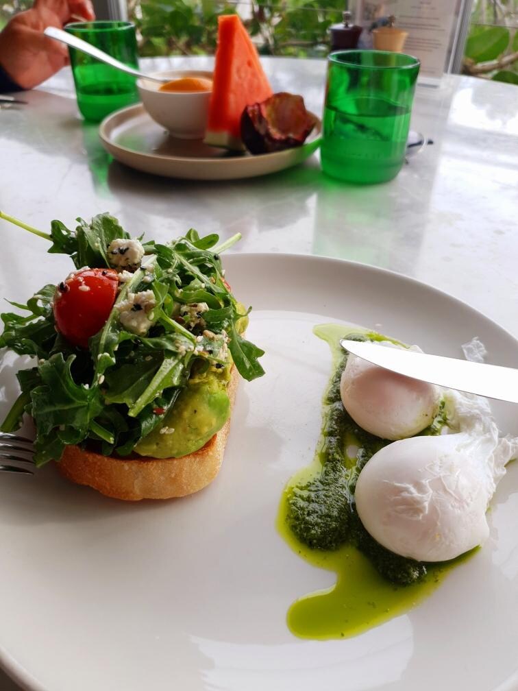 Smashed avo...done to perfection.