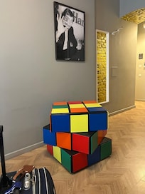 My room based on the Hungarian inventor of the Rubik cube.