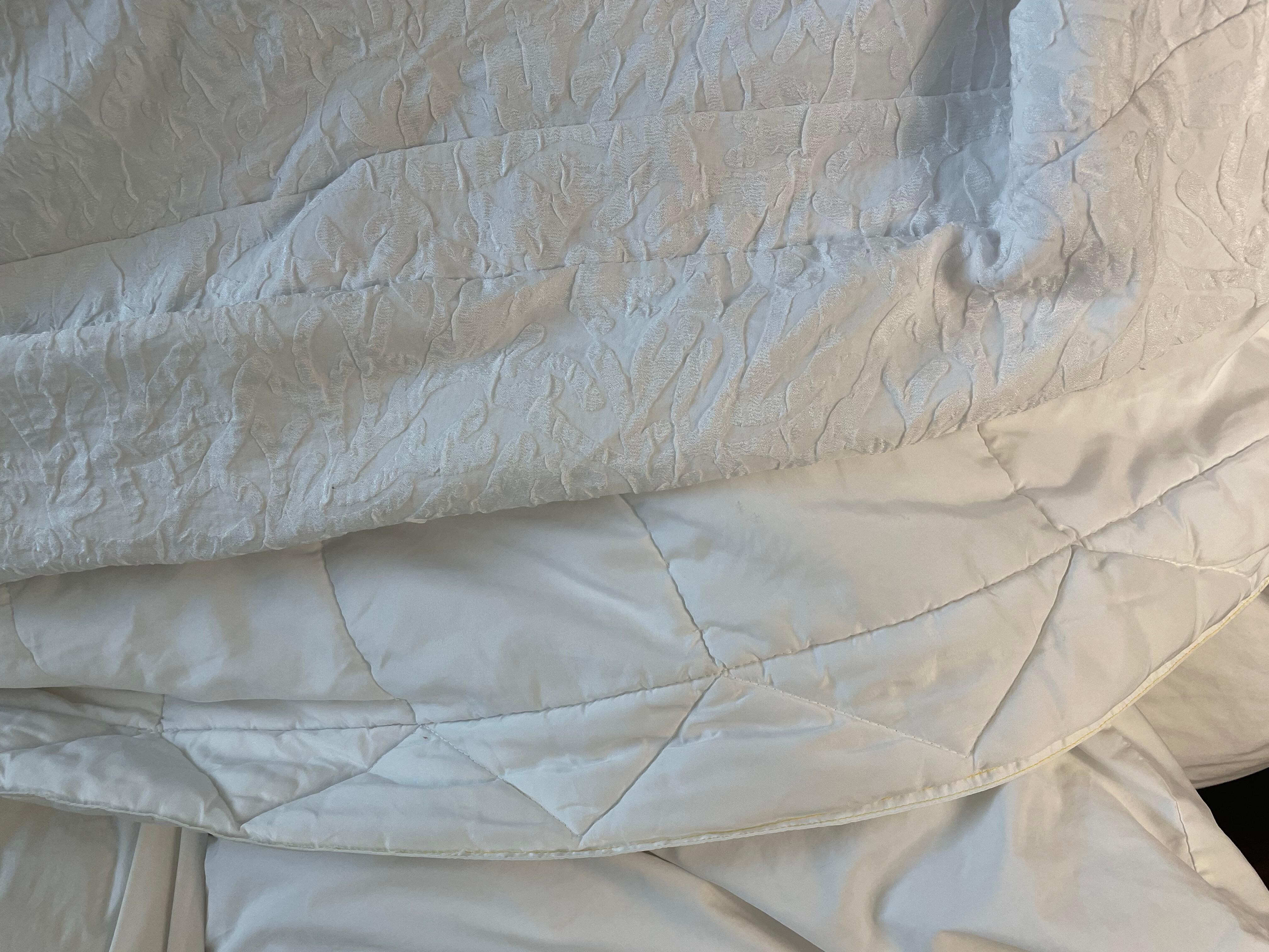 Duvet is not even in the cover and is flat. Duvet cover was just thrown over the duvet!